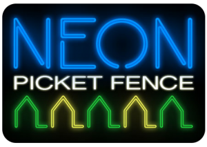 Neon Picket Fence
